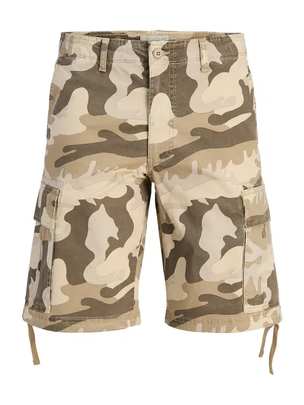 JACK & JONES JACK & JONES Kargo hlače 'JPSTCole Frank'  kremna / svetlo bež / kaki / oliva