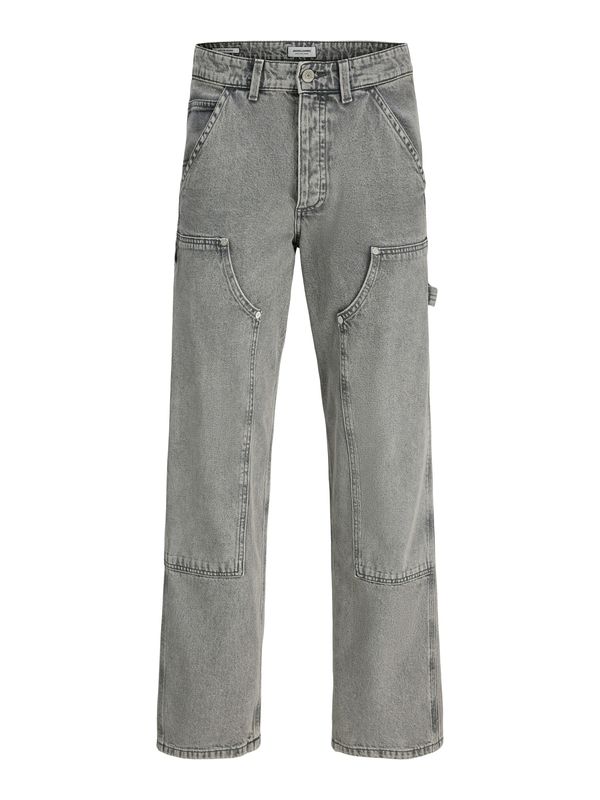 JACK & JONES JACK & JONES Kargo kavbojke 'JJIEDDIE JJPAINTER'  siv denim