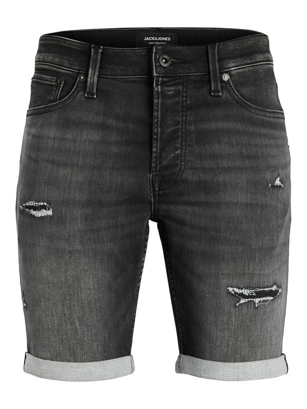 JACK & JONES JACK & JONES Kavbojke  črn denim