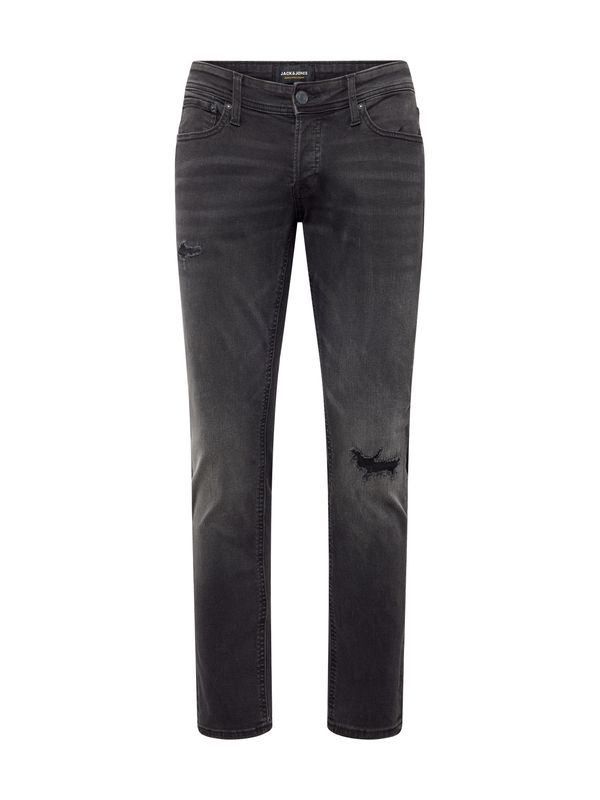 JACK & JONES JACK & JONES Kavbojke  črn denim