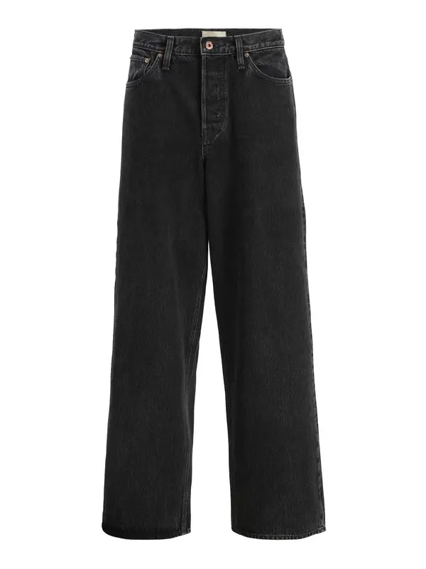 JACK & JONES JACK & JONES Kavbojke 'JJIDAVE JJCOOPER'  črn denim