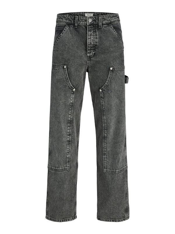 JACK & JONES JACK & JONES Kavbojke 'JJIEDDIE JJPAINTER'  črn denim