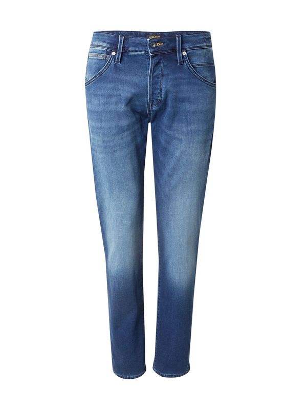 JACK & JONES JACK & JONES Kavbojke 'JJIMIKE JJFOX'  temno modra