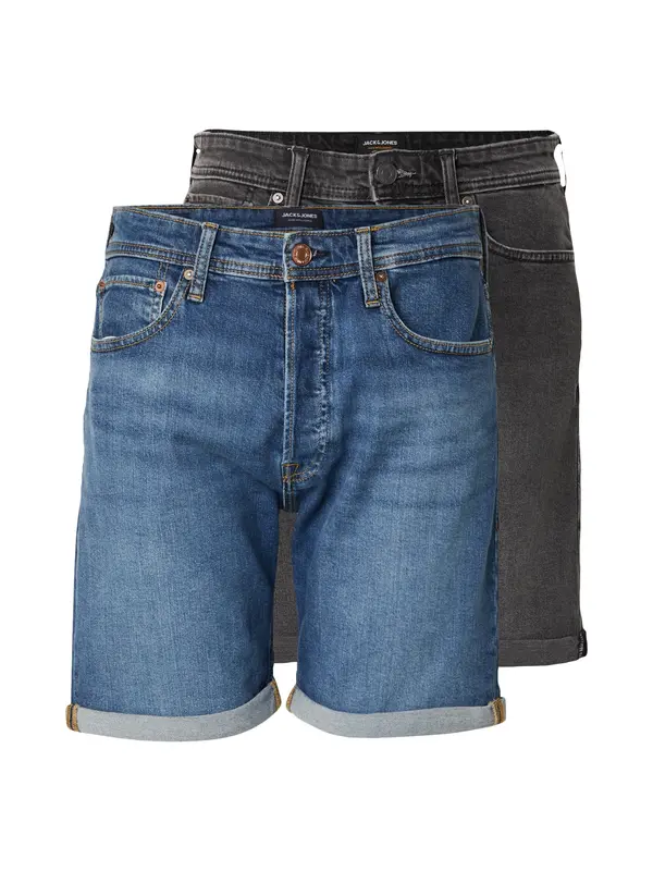 JACK & JONES JACK & JONES Kavbojke 'JJIRick JJIOrg'  moder denim / črn denim