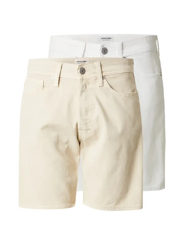 JACK & JONES JACK & JONES Kavbojke 'JJIRICK JJORIGINAL'  kremna / bel denim