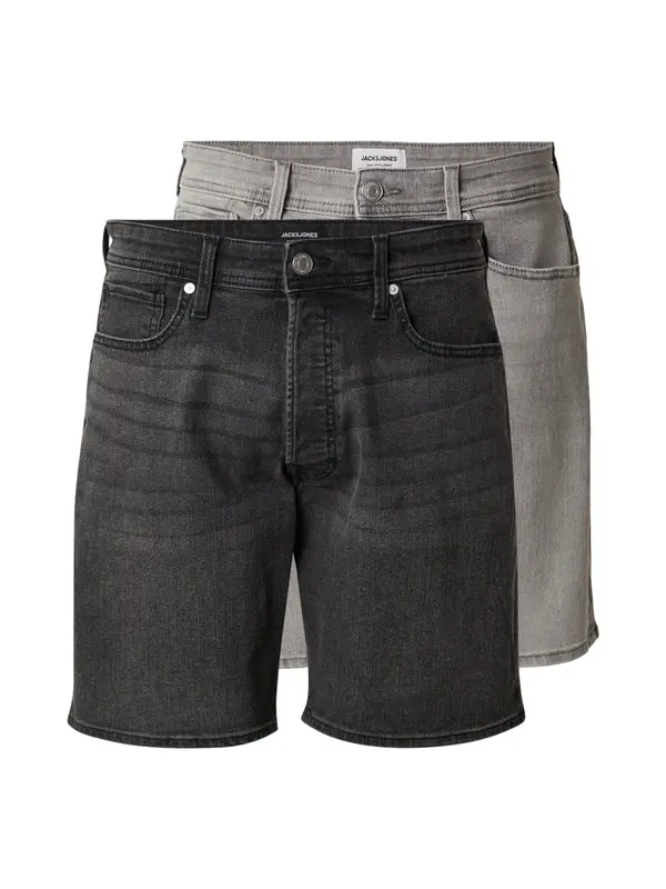 JACK & JONES JACK & JONES Kavbojke 'JJIRICK JJORIGINAL'  siva / črn denim