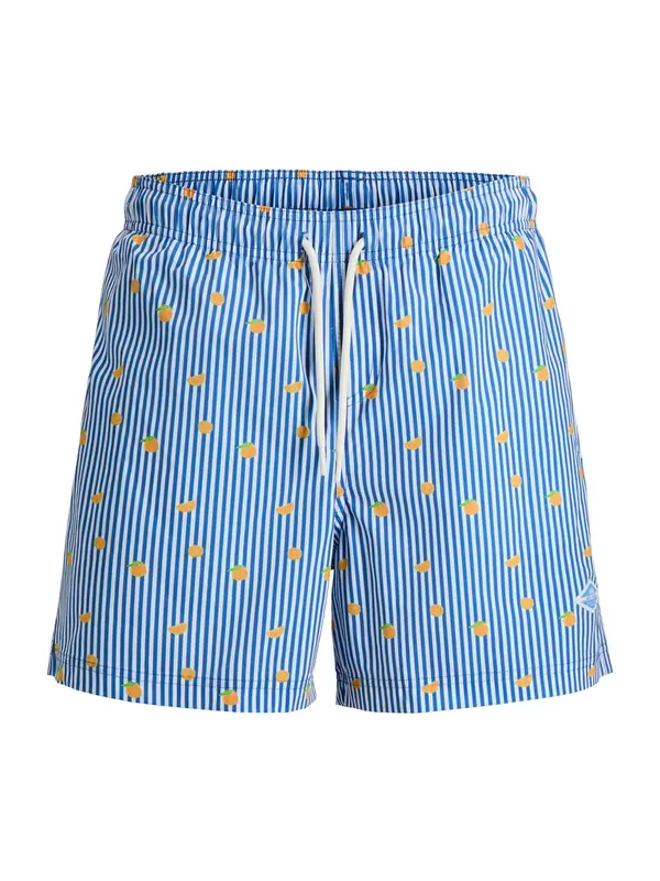 JACK & JONES JACK & JONES Kratke kopalne hlače 'JPSTMaui Breeze'  azur / svetlo zelena / oranžna / temno oranžna / bela