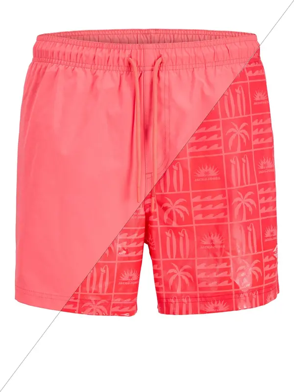 JACK & JONES JACK & JONES Kratke kopalne hlače 'JPSTMaui'  korala / oranžno rdeča