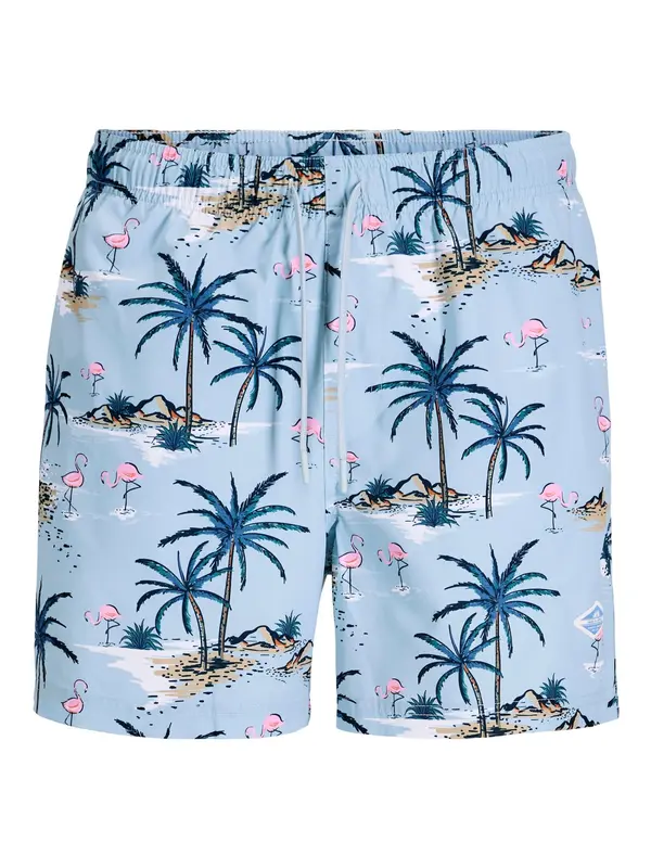 JACK & JONES JACK & JONES Kratke kopalne hlače 'JPSTMaui'  pesek / pastelno modra / temno modra / roza