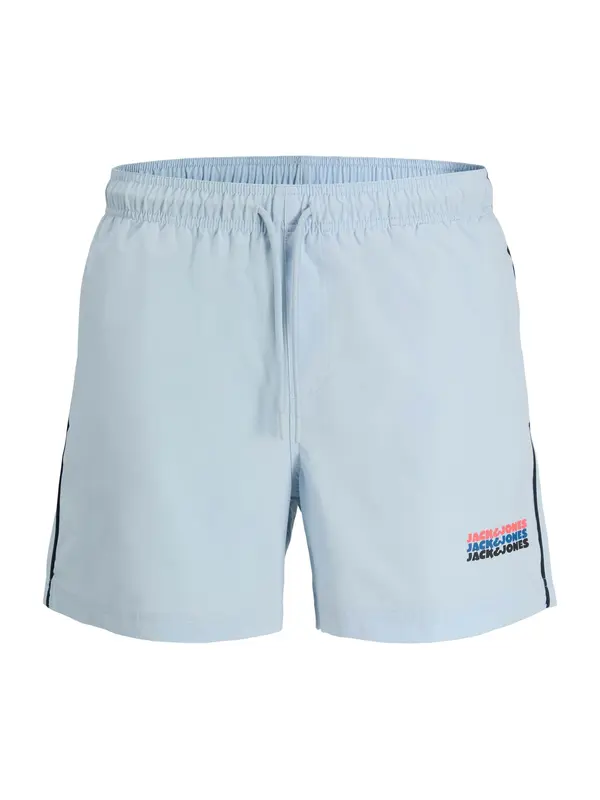 JACK & JONES JACK & JONES Kratke kopalne hlače 'JPSTMAUI SUNRISE'  pastelno modra / črna