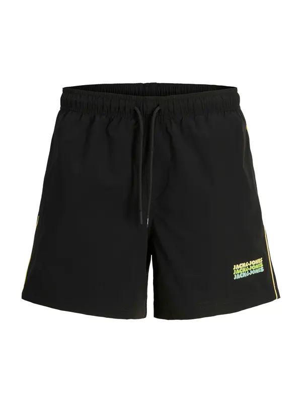 JACK & JONES JACK & JONES Kratke kopalne hlače 'JPSTMAUI SUNRISE'  rumena / črna