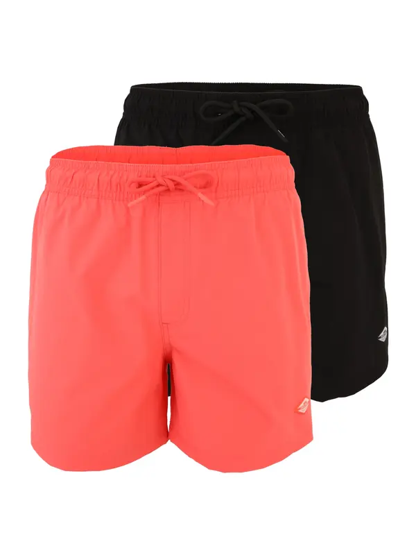 JACK & JONES JACK & JONES Kratke kopalne hlače 'JPSTMAUI TROPIC'  korala / črna
