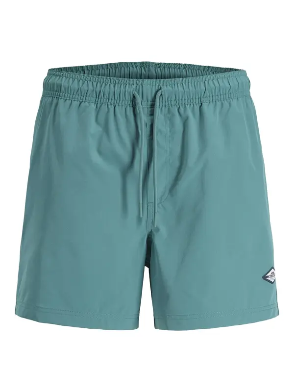 JACK & JONES JACK & JONES Kratke kopalne hlače 'JPSTMaui Tropic'  smaragd