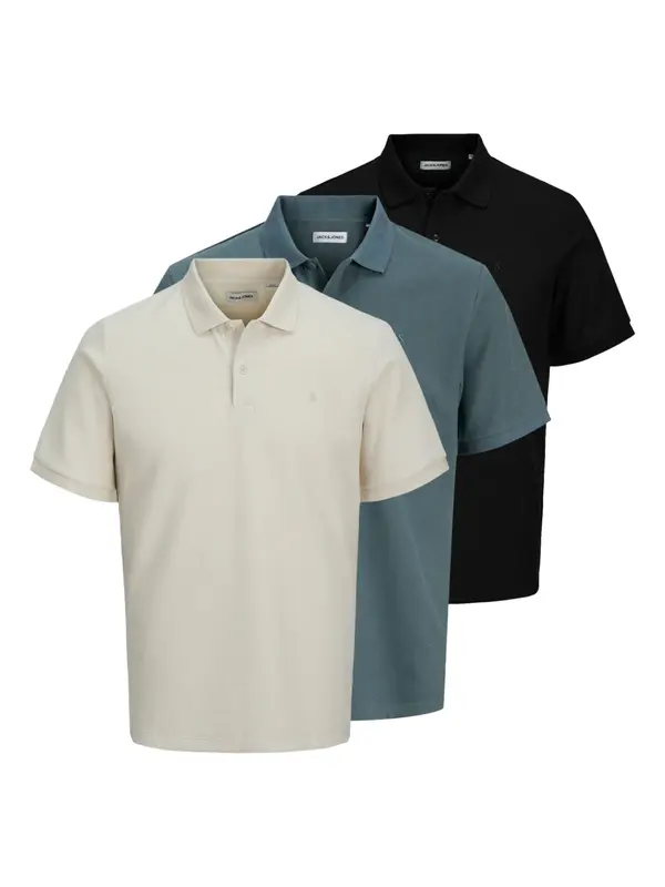 JACK & JONES JACK & JONES Majica 'AUSTIN'  cijansko modra / črna / bela