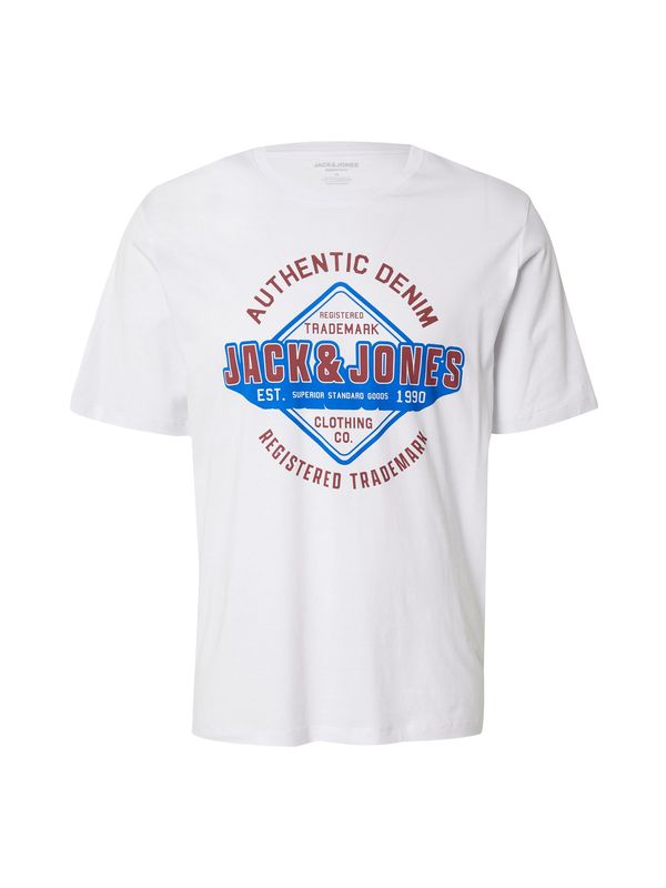 JACK & JONES JACK & JONES Majica  azur / grenada / bela