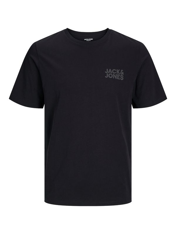 JACK & JONES JACK & JONES Majica  bazaltno siva / črna