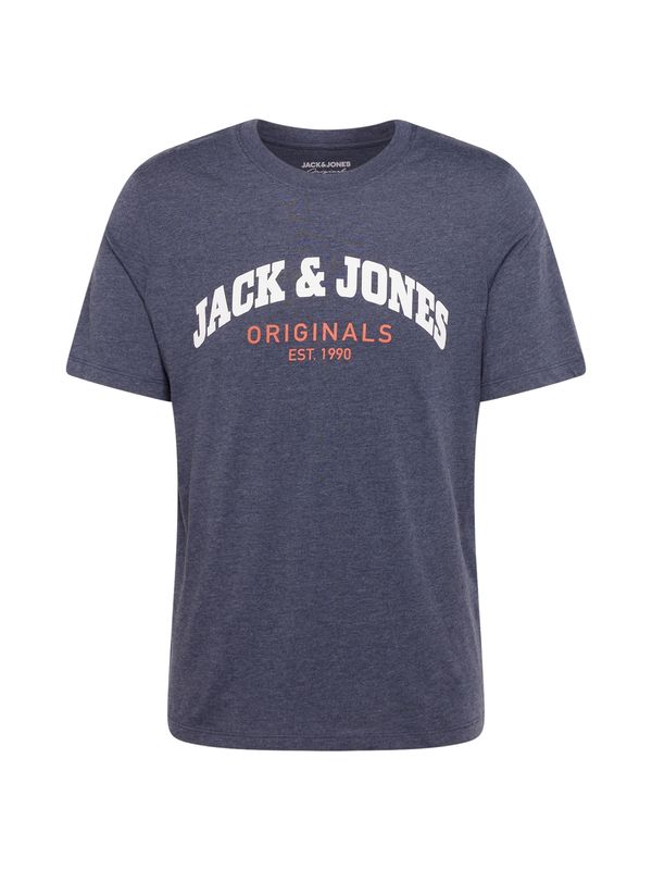 JACK & JONES JACK & JONES Majica 'BRAD'  mornarska / rdeča / bela