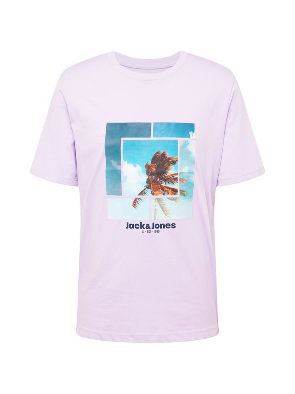 JACK & JONES JACK & JONES Majica 'CELLOX'  azur / temno modra / konjak / majnica