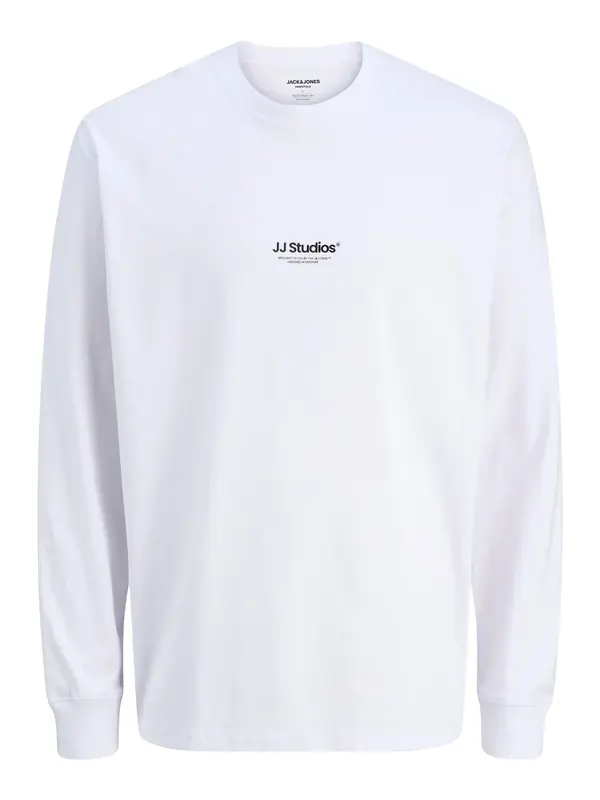 JACK & JONES JACK & JONES Majica  črna / bela