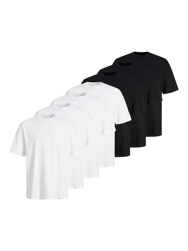 JACK & JONES JACK & JONES Majica  črna / bela