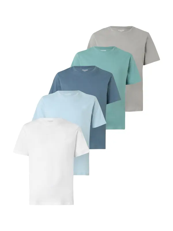 JACK & JONES JACK & JONES Majica 'Essentials'  mornarska / svetlo modra / siva / bela