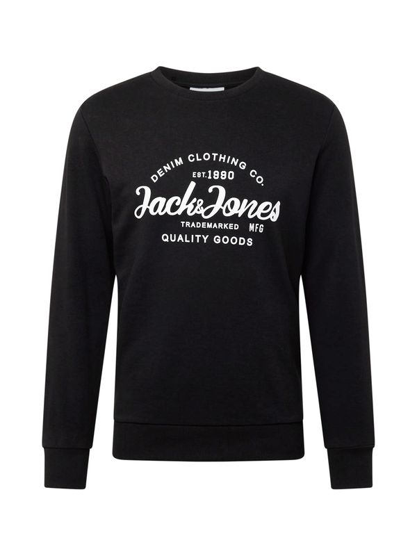 JACK & JONES JACK & JONES Majica 'FOREST'  črna / bela