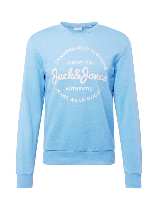JACK & JONES JACK & JONES Majica 'FOREST'  svetlo modra / bela