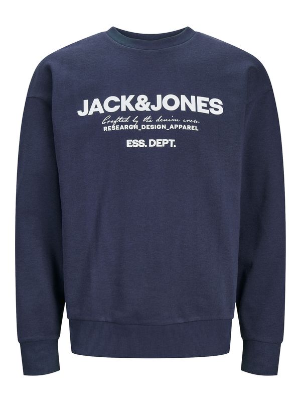 JACK & JONES JACK & JONES Majica 'Gale'  mornarska / bela