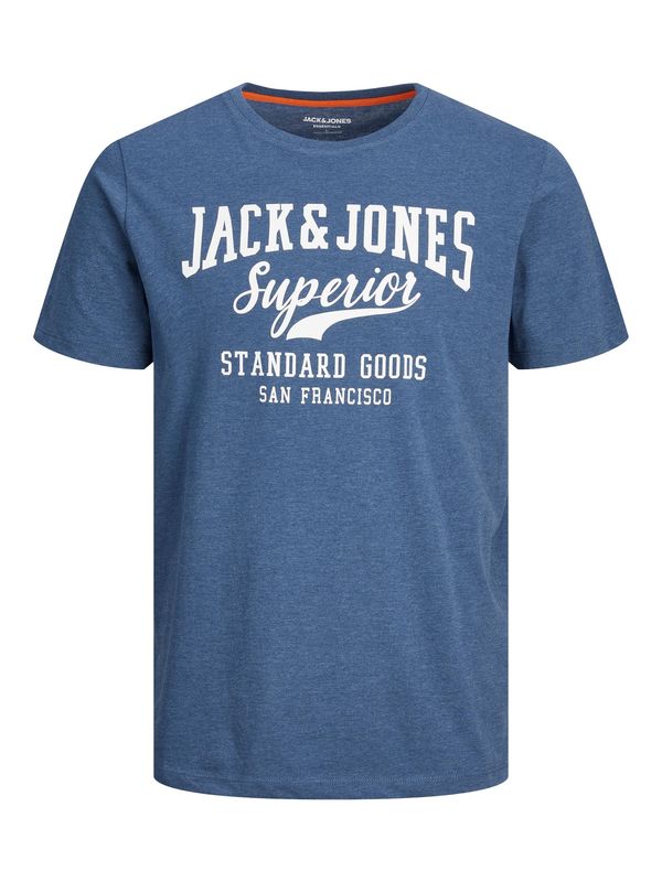 JACK & JONES JACK & JONES Majica  golobje modra / bela