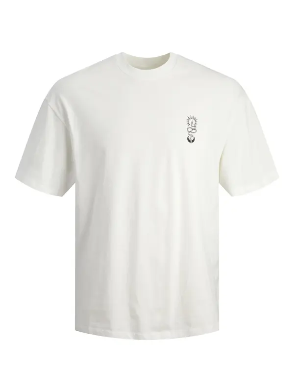 JACK & JONES JACK & JONES Majica 'HEKTOR'  črna / bela