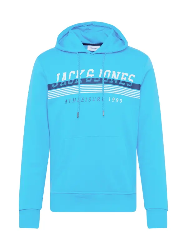 JACK & JONES JACK & JONES Majica 'Iron'  marine / azur / bela