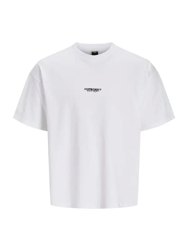 JACK & JONES JACK & JONES Majica 'JCOBIARRITZ'  pastelno modra / črna / bela