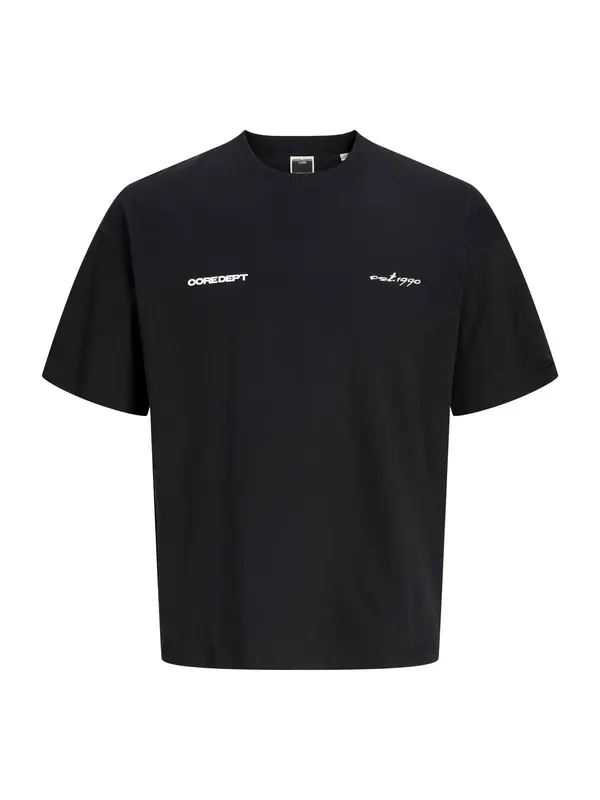 JACK & JONES JACK & JONES Majica 'JCOBIARRITZ'  svetlo siva / črna / bela