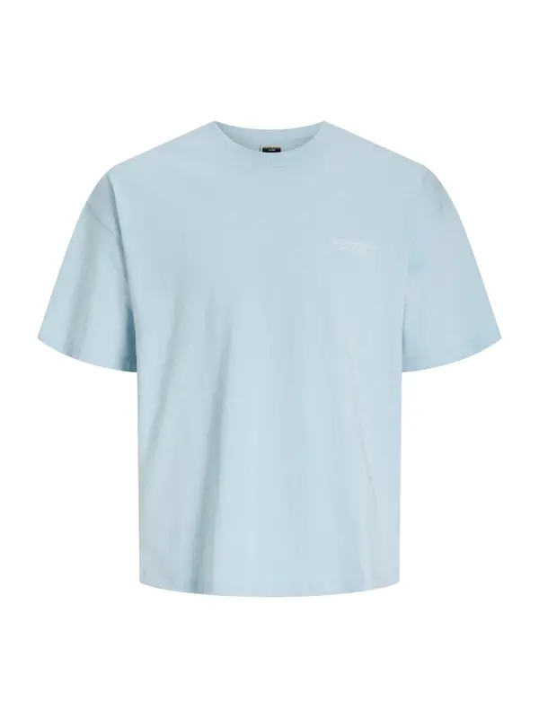 JACK & JONES JACK & JONES Majica 'JCOBIARRITZ'  turkizna / voda / bela