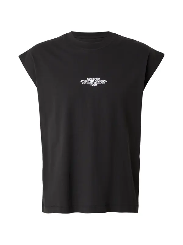 JACK & JONES JACK & JONES Majica 'JCOBREEZE'  črna / bela