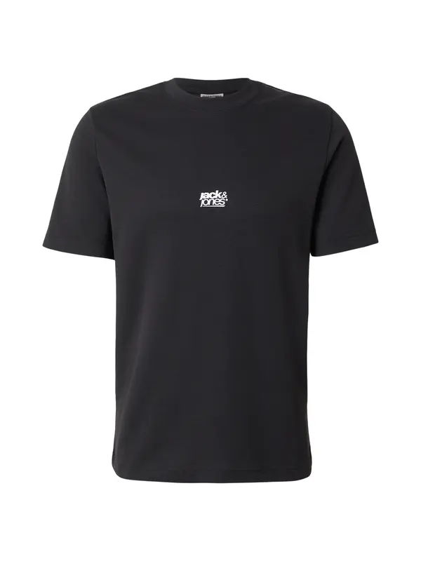 JACK & JONES JACK & JONES Majica 'JCOBREEZE'  črna / bela