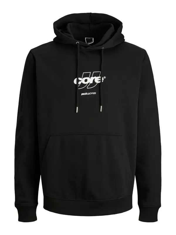 JACK & JONES JACK & JONES Majica 'JCOCLUB'  črna / bela