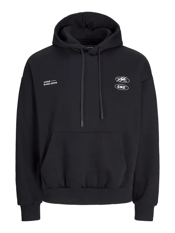 JACK & JONES JACK & JONES Majica 'JCOCnz Berlin'  črna / bela