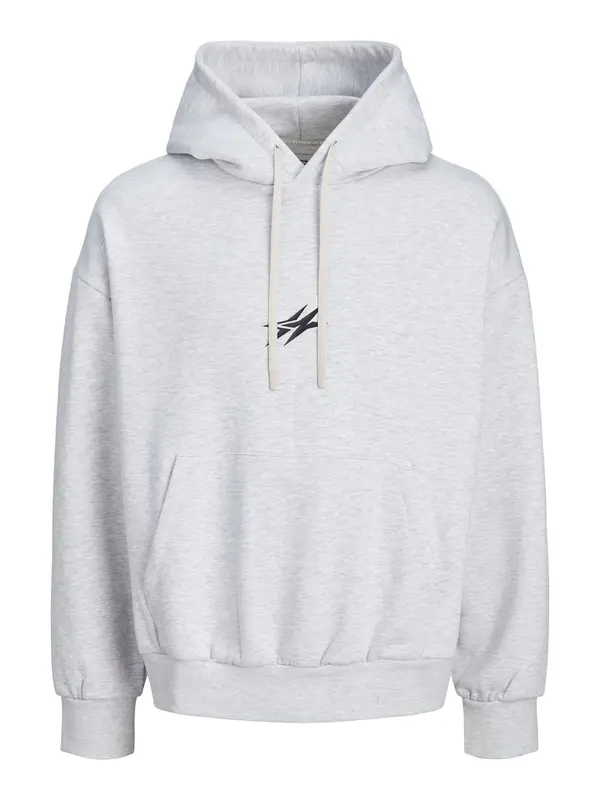 JACK & JONES JACK & JONES Majica 'JCOCNZ BERLIN'  črna / pegasto bela
