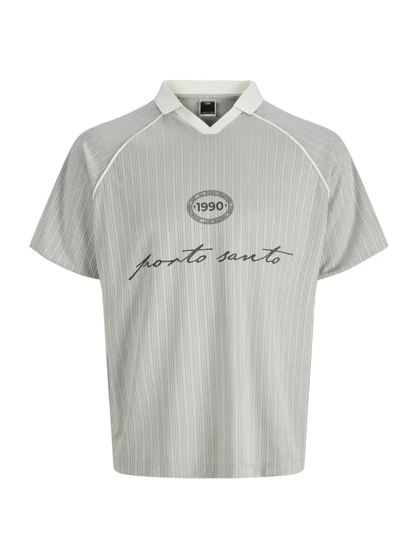 JACK & JONES JACK & JONES Majica 'JCOEterna'  siva / antracit / bela