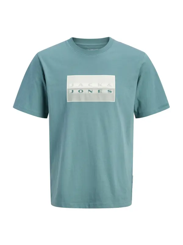 JACK & JONES JACK & JONES Majica 'JCOFusion'  cijansko modra / bela