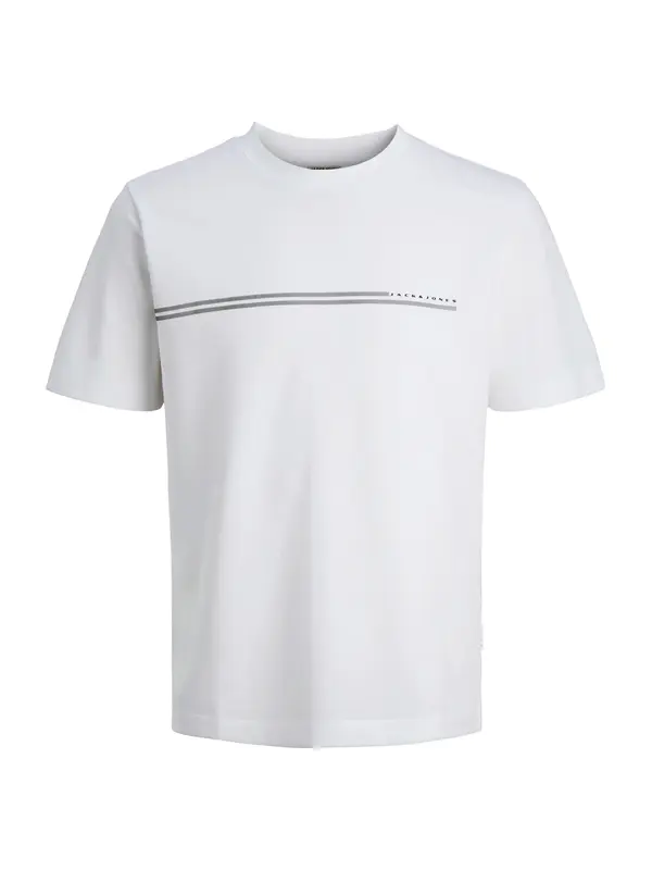 JACK & JONES JACK & JONES Majica 'JCOFUSION'  črna / bela
