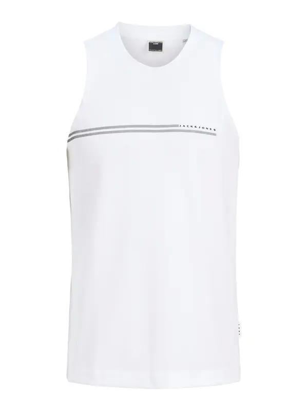 JACK & JONES JACK & JONES Majica 'JCOFUSION'  črna / bela