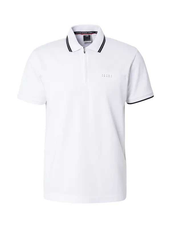 JACK & JONES JACK & JONES Majica 'JCOFUSION'  črna / bela