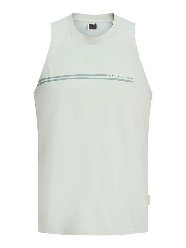 JACK & JONES JACK & JONES Majica 'JCOFUSION'  golobje modra / svetlo siva