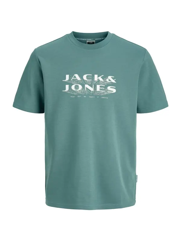JACK & JONES JACK & JONES Majica 'JCOFUSION'  kit / cijansko modra / bela