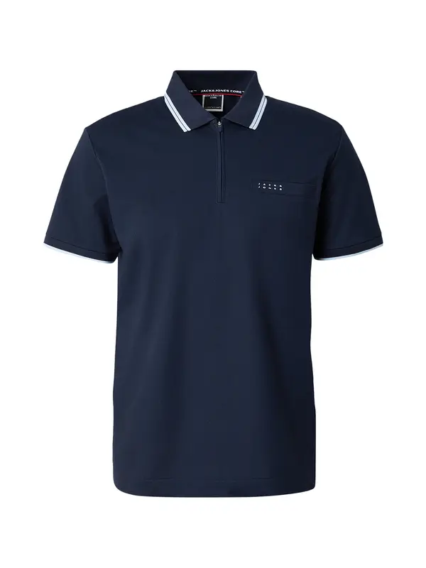 JACK & JONES JACK & JONES Majica 'JCOFUSION'  mornarska / bela