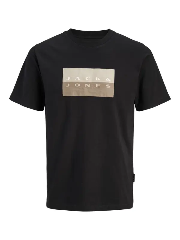 JACK & JONES JACK & JONES Majica 'JCOFusion'  svetlo rjava / siva / črna / bela