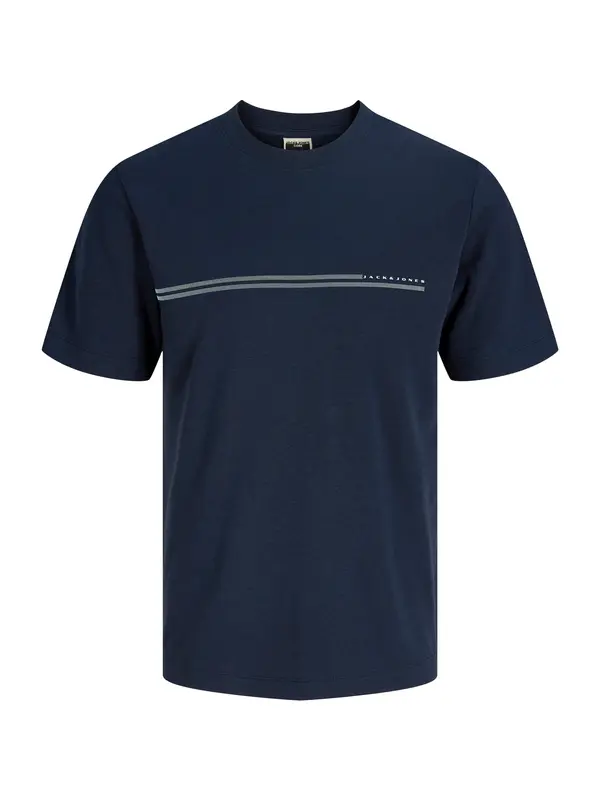 JACK & JONES JACK & JONES Majica 'JCOFUSION'  temno modra / bela