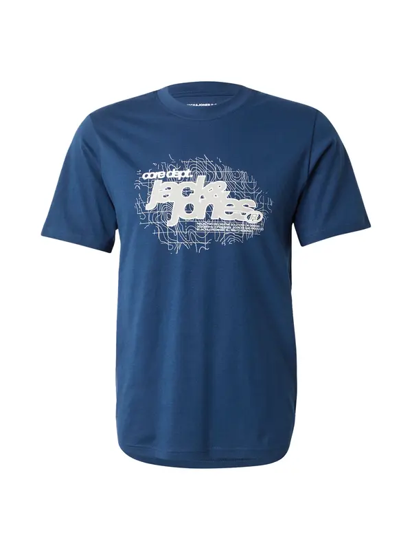 JACK & JONES JACK & JONES Majica 'JCOGRID'  encijan / siva / bela